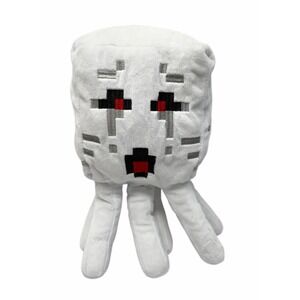Minecraft Jinx GHAST Mojang Ghost Spinmaster Official White 15" Plush Toy